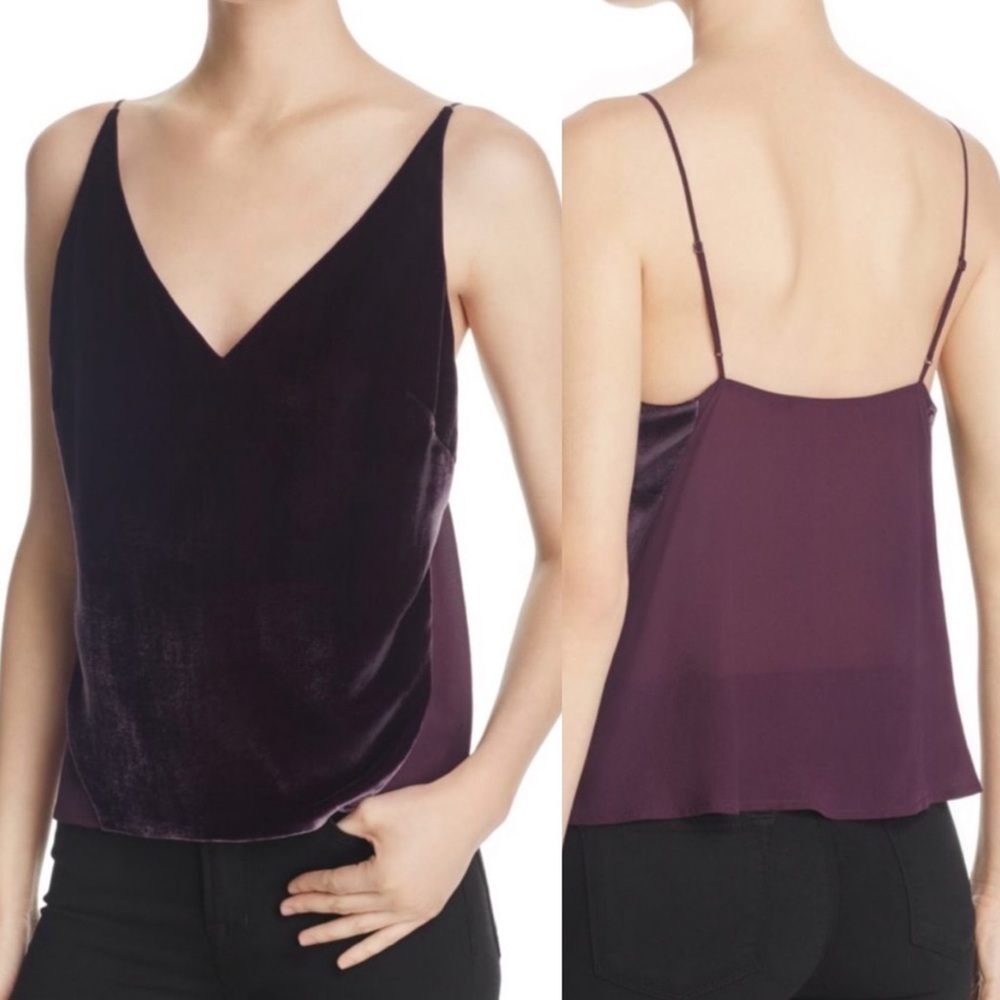 J brand Lucy velvet cami